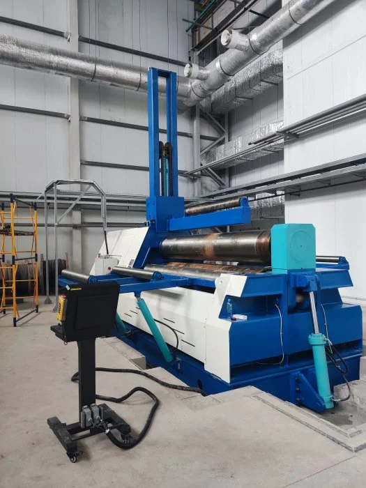 4-валковый гидравлический листогибочный пресс (вальцы) CHAOLI W12CNC-25x3000